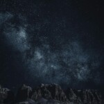Star-filled night sky over mountains starry night foogallery sample image 8