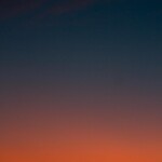 Fiery sunset with crescent moon sunset horizon foogallery sample image 9